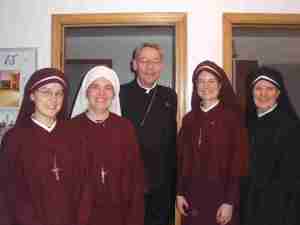 Sisters of Jesus the Lord with Bishop Finn
